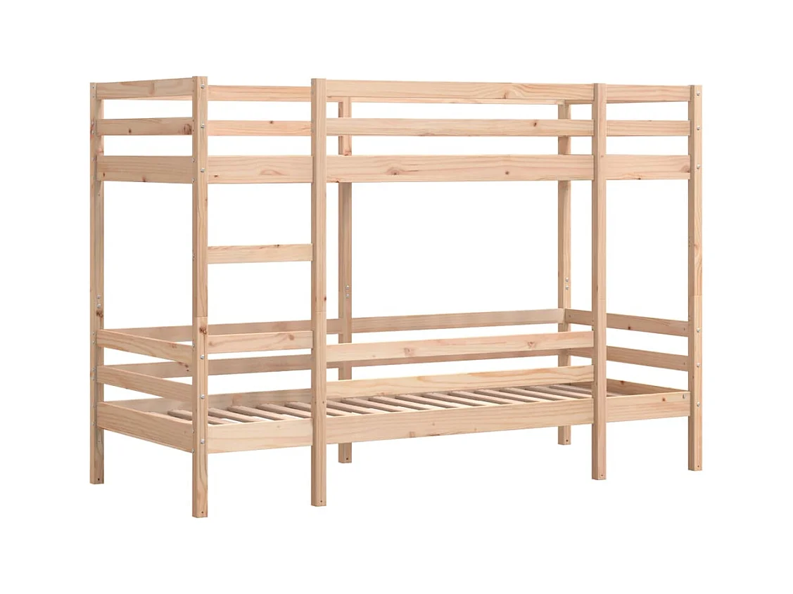 Litera sin colchón 90x190 cm madera maciza de pino