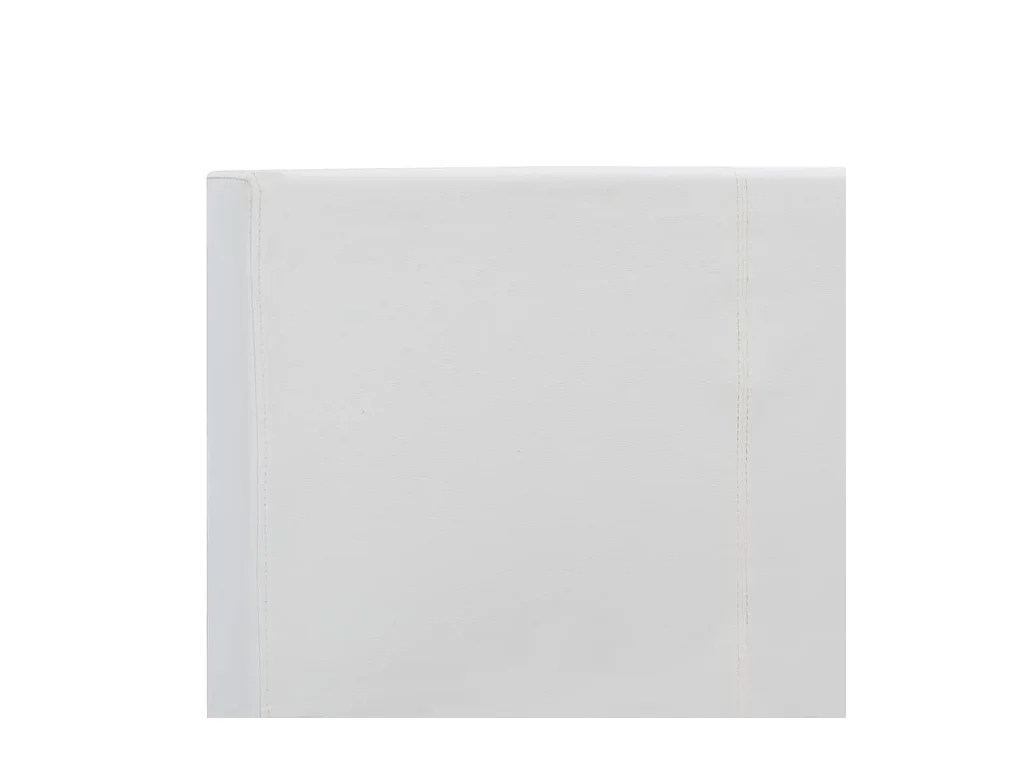 Wit kunstleren bedframe 180x200 cm