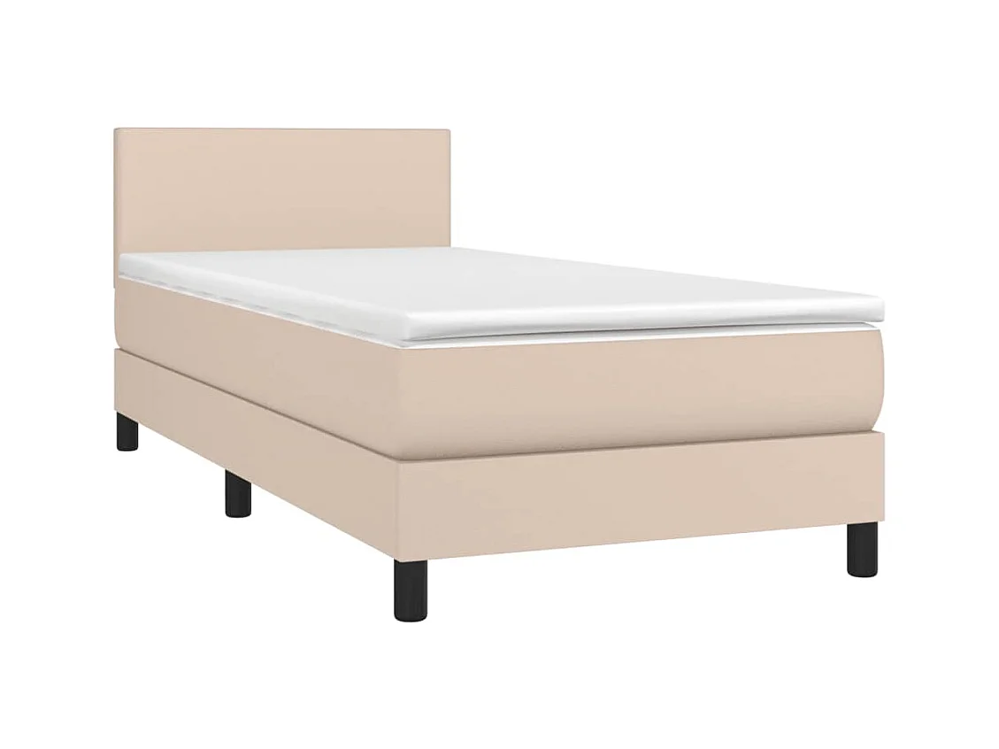 Lattenbodem met Cappuccino matras 100x200 cm