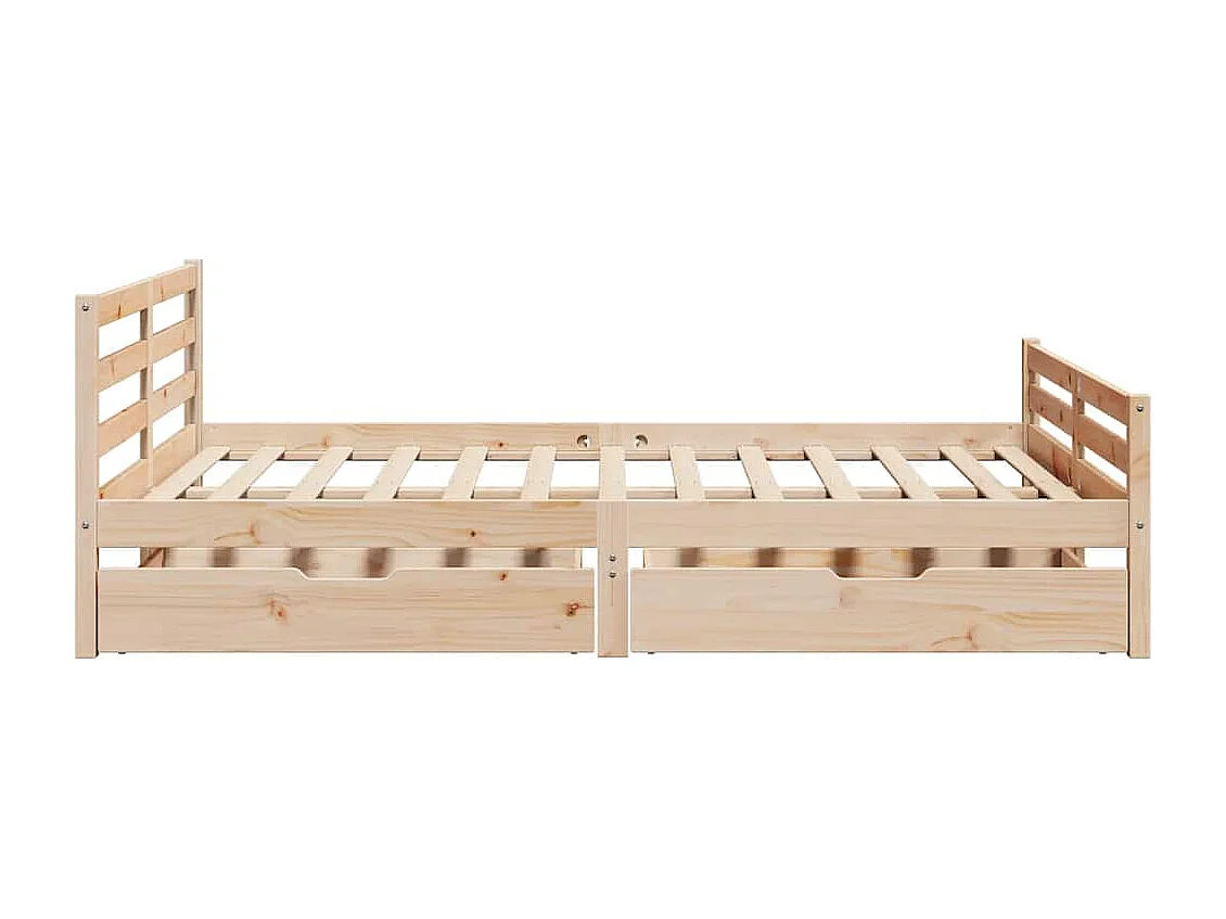Bedframe zonder matras 160x200 cm massief grenenhout