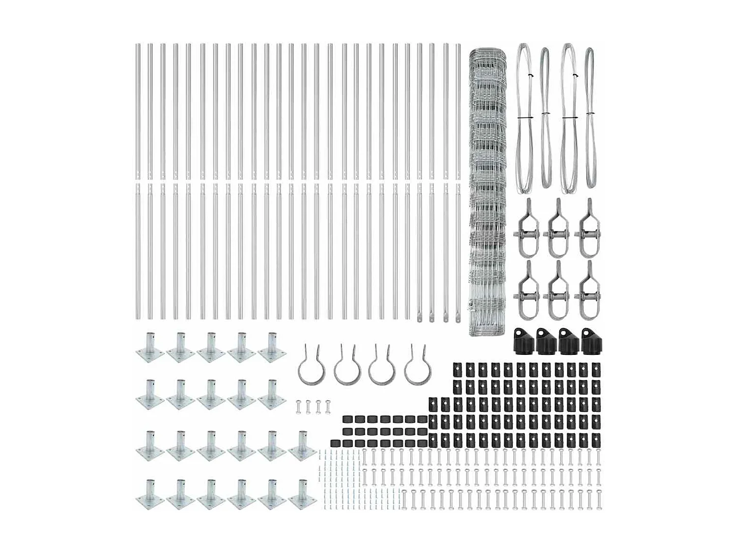 Cadre de lit sans matelas noir bois massif 200x200 cm
