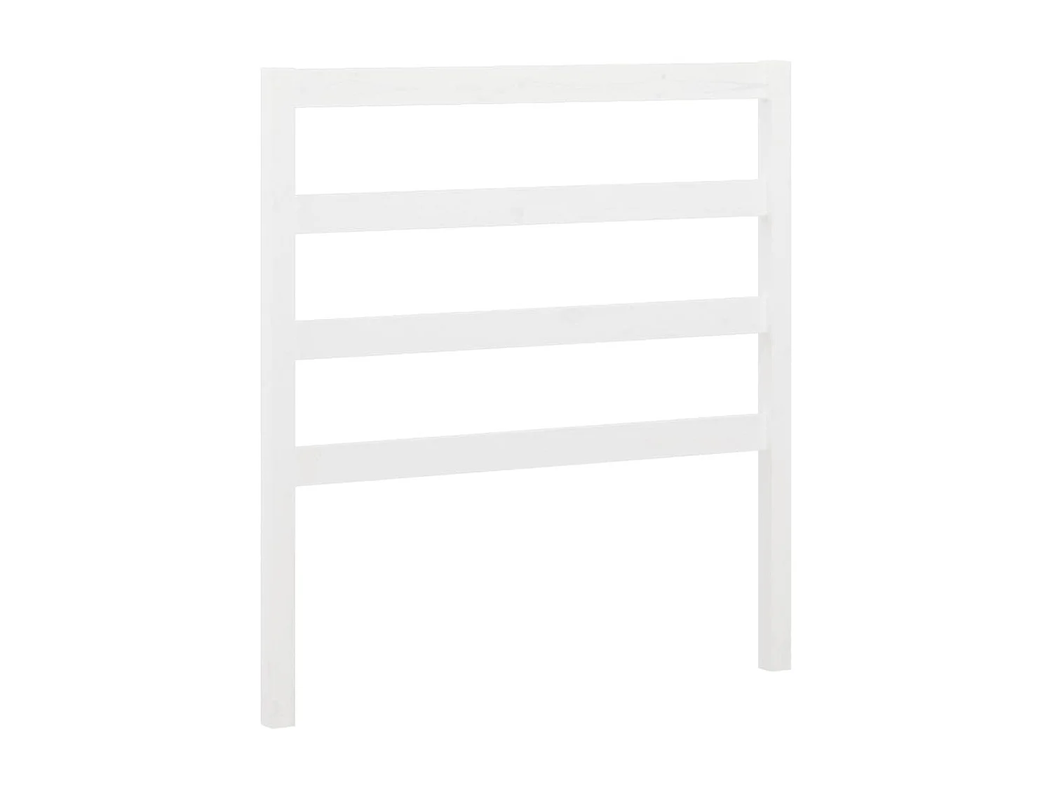 Schuifbed zonder matras wit 2x(90x200) cm