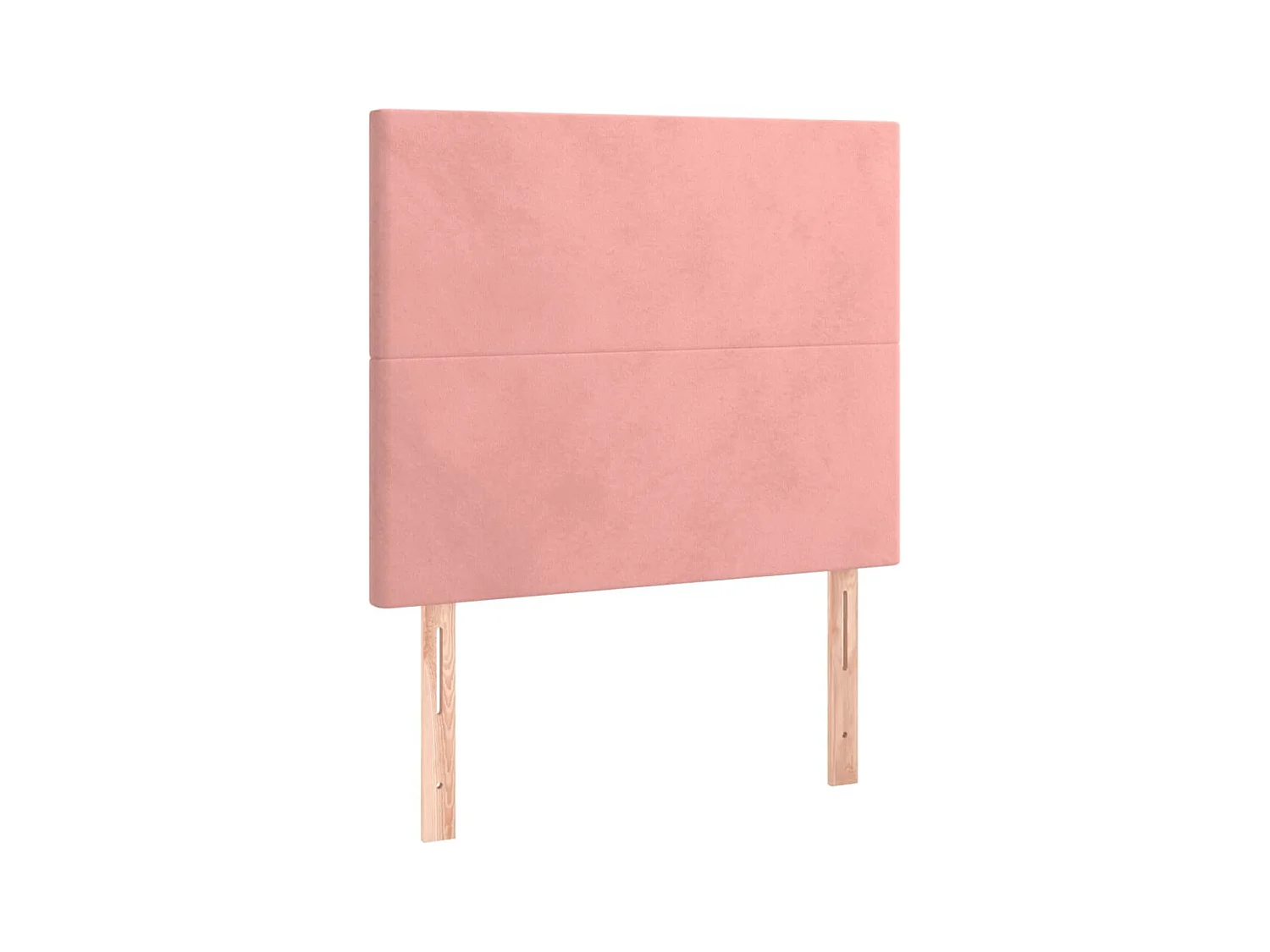 Cadre de lit sans matelas rose 80x200 cm velours