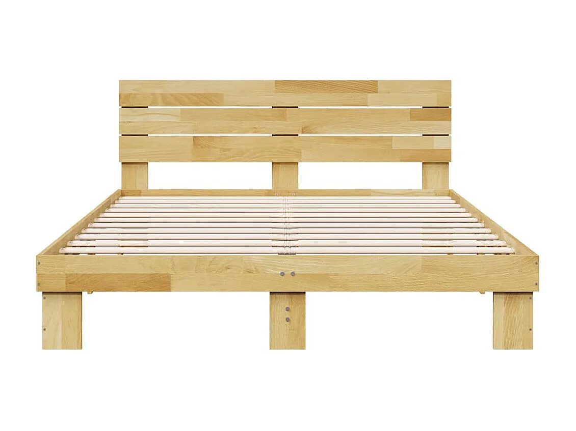 Cadre de lit avec tête de lit sans matelas 135 x 190 cm