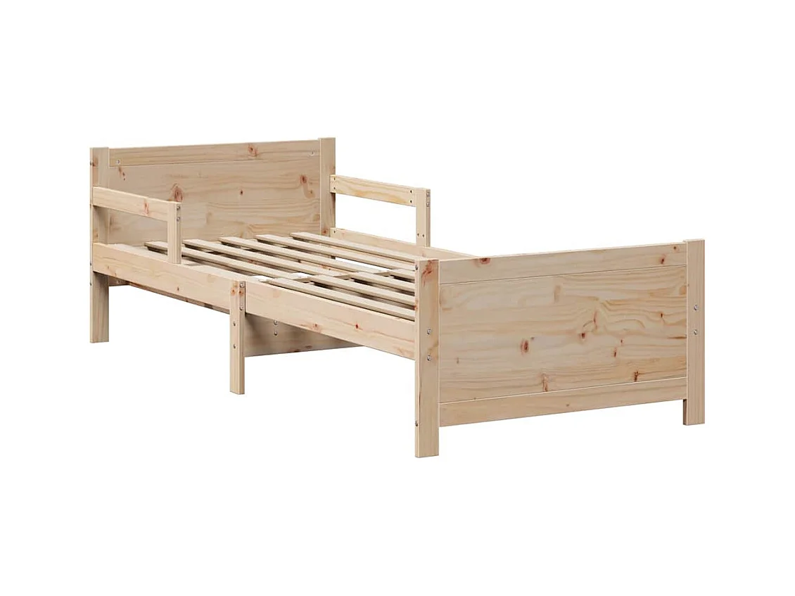 Uitschuifbaar kinderbed Overig Bruin 80 x 130 / 165 / 200 cm