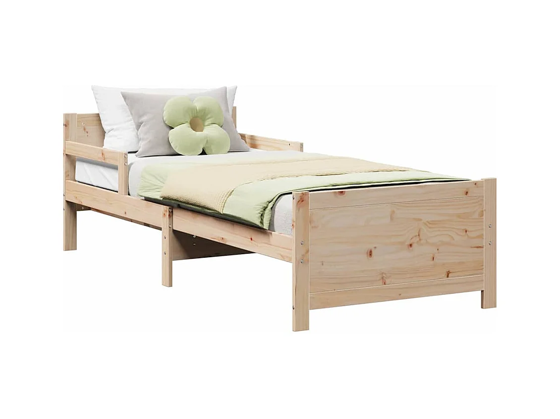 Uitschuifbaar kinderbed Overig Bruin 80 x 130 / 165 / 200 cm