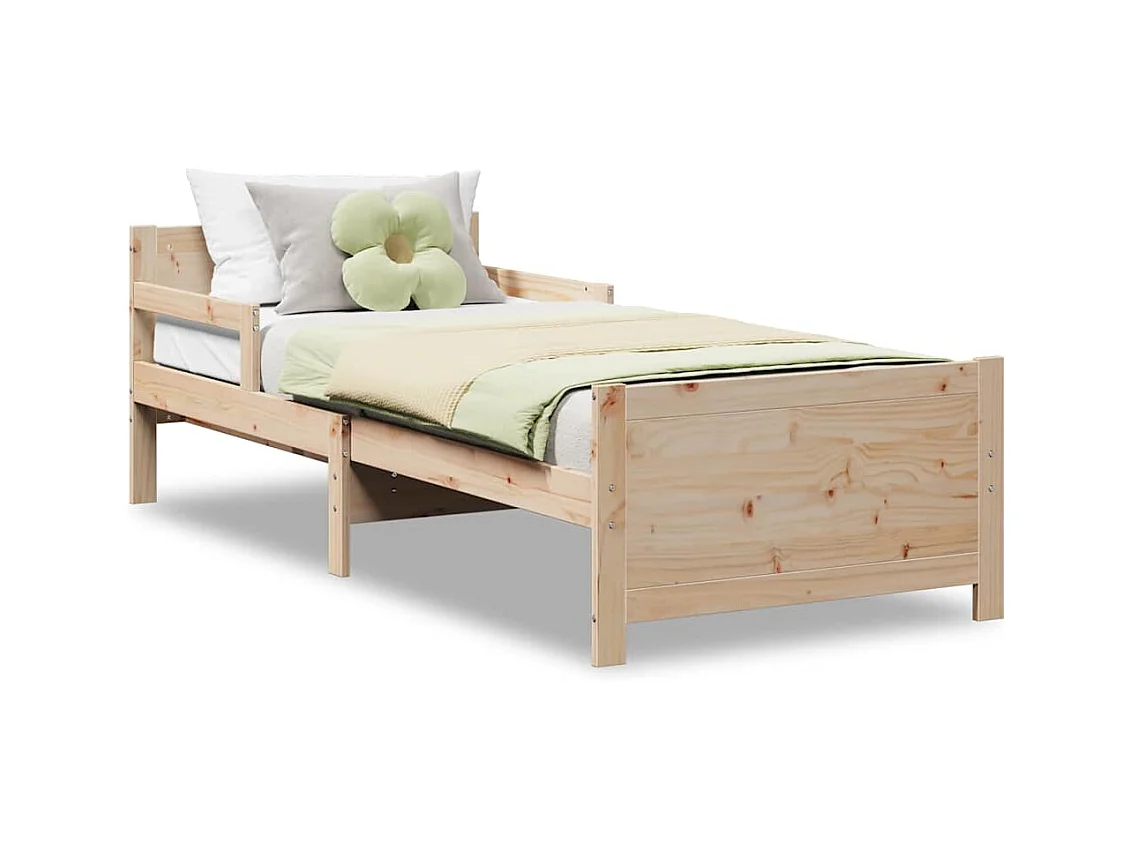 Uitschuifbaar kinderbed Overig Bruin 80 x 130 / 165 / 200 cm