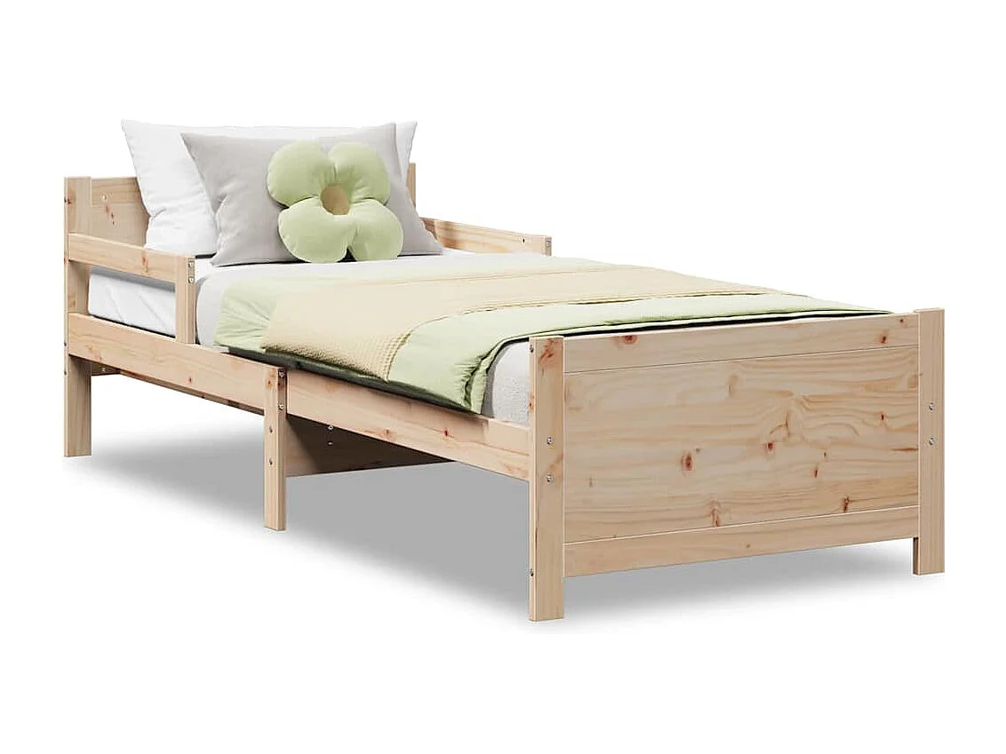 Lit extensible pour enfants Autre Marron 80 x 130 / 165 / 200 cm