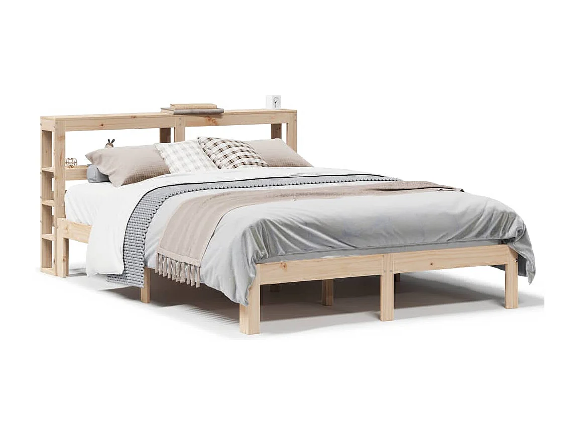 Bedframe met hoofdbord zonder matras 160x200 cm