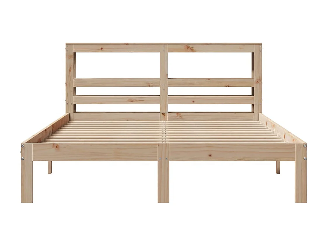 Bedframe met hoofdbord zonder matras 160x200 cm