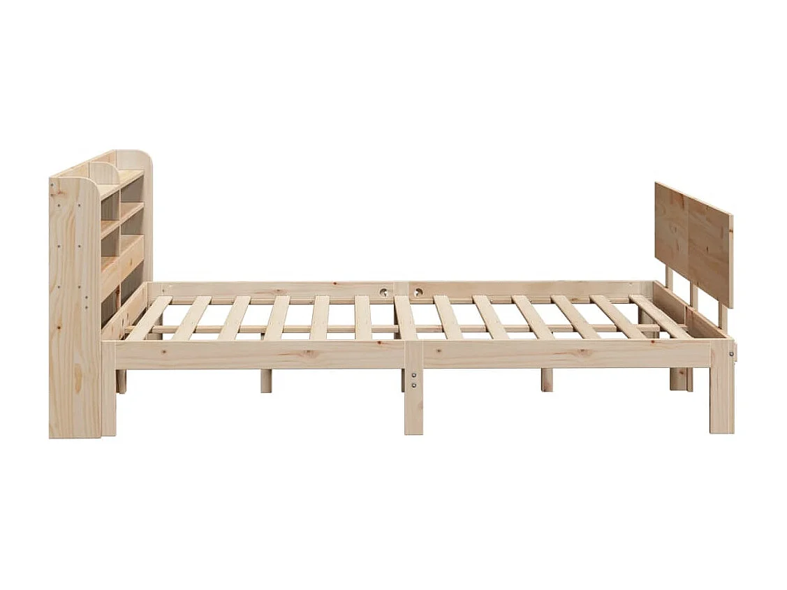 Estructura de cama con cabecero sin colchón 120x200 cm