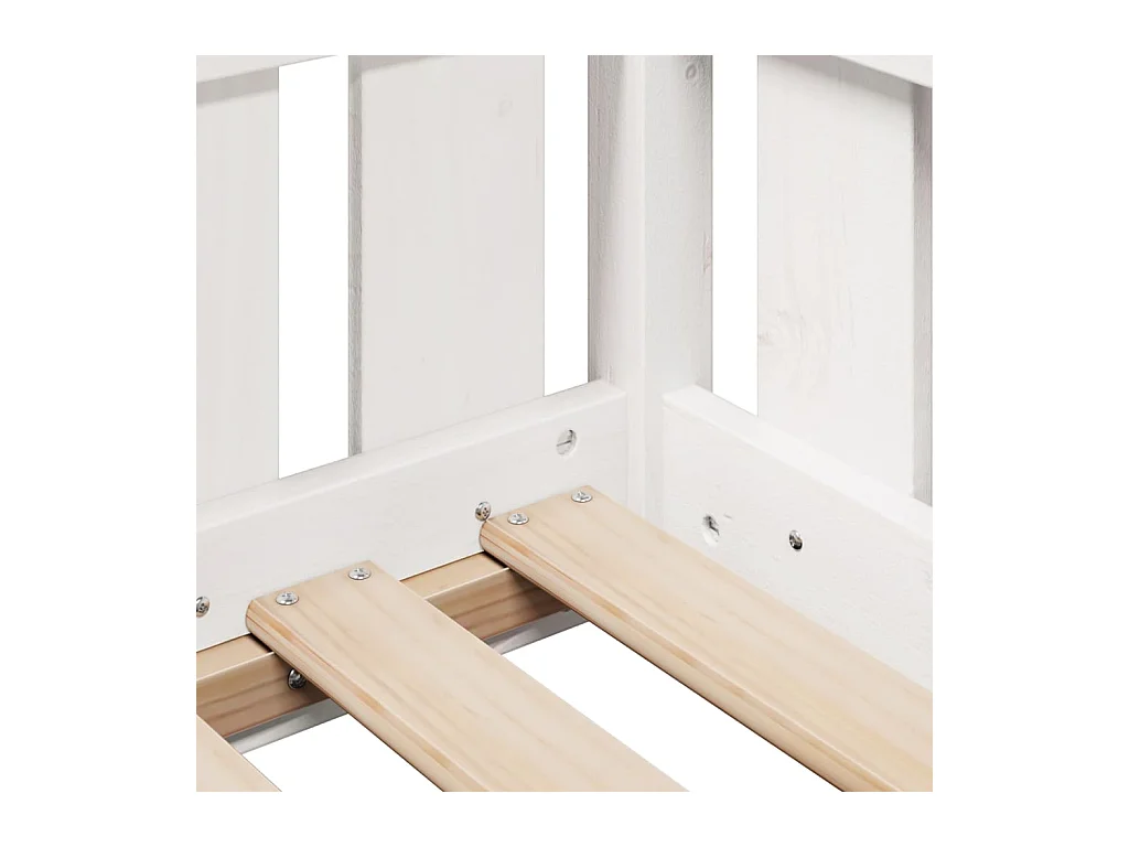 Struttura letto per bambini a forma di casa senza materasso 90x190 cm