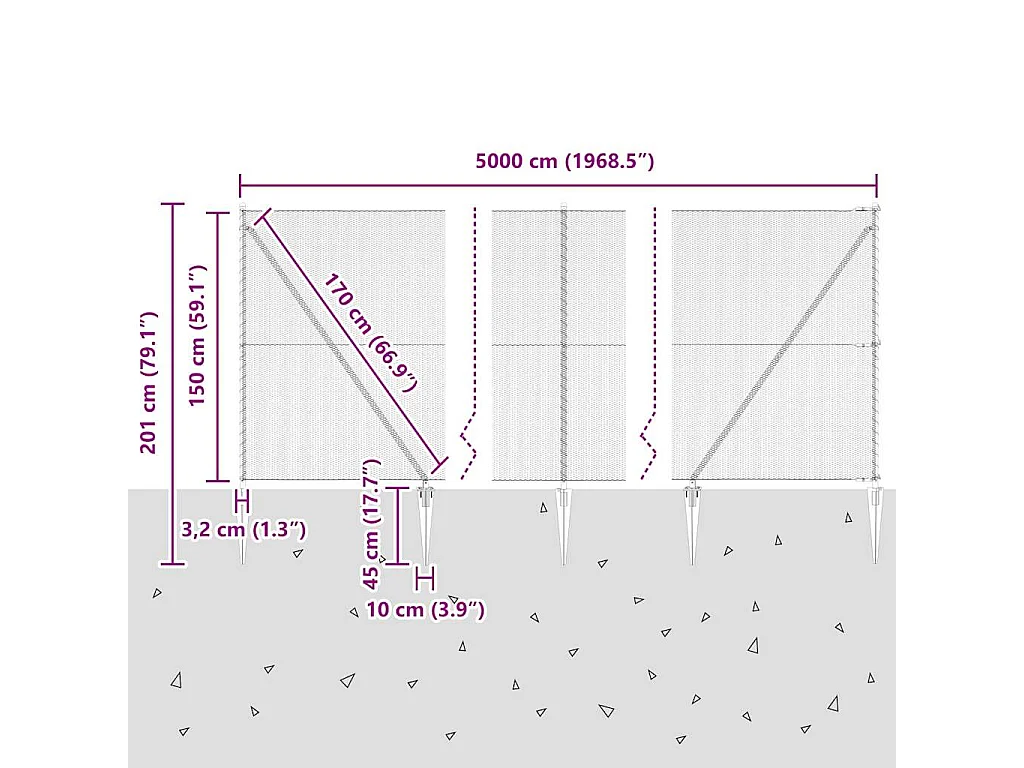 Rete a doghe con materasso Nero 80x200cm Ecopelle