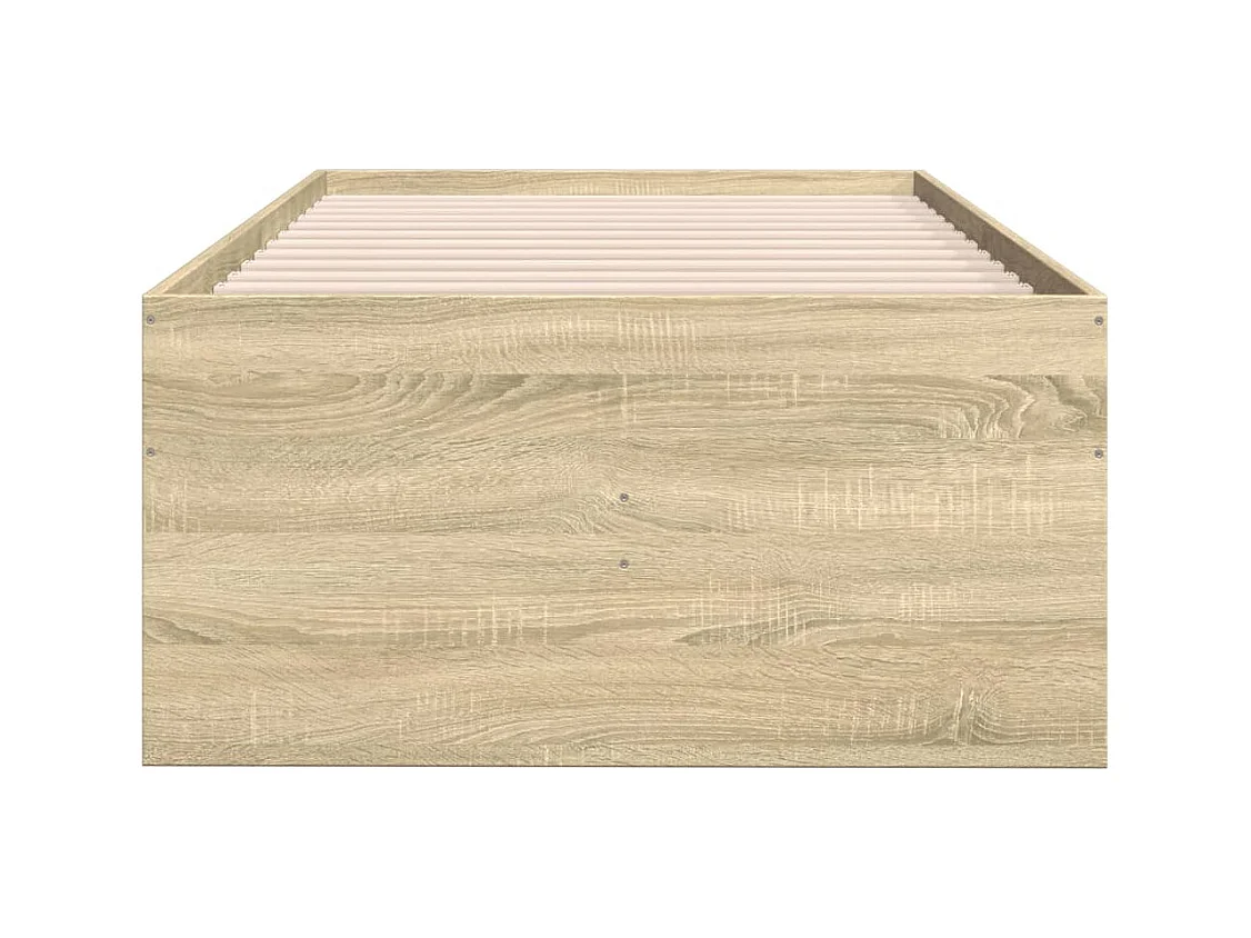 Cama de día con cajones sin colchón roble sonoma 75x190 cm