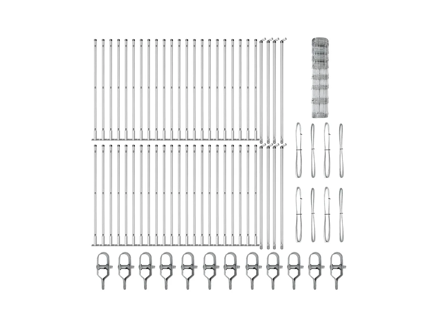 Struttura letto senza materasso in legno massello 200x200 cm