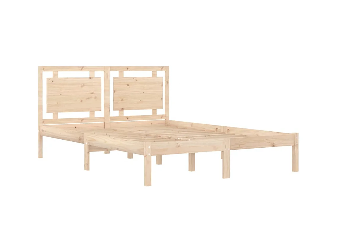 Bettgestell ohne Matratze 160x200 cm Massivholz