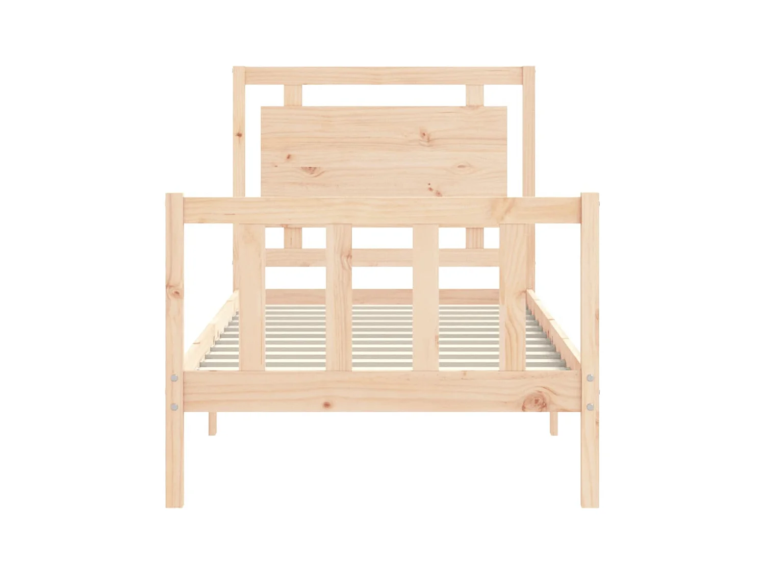 Bedframe zonder matras 100x200 cm massief grenenhout