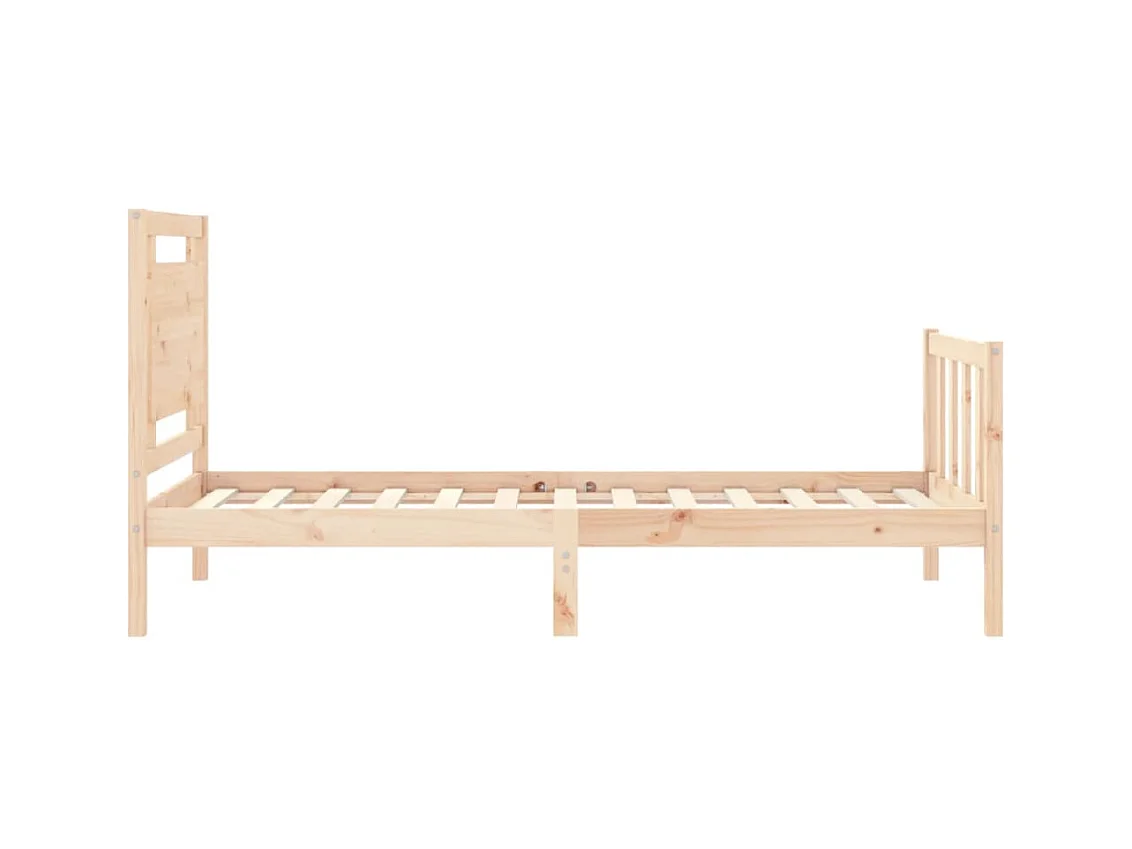 Bedframe zonder matras 100x200 cm massief grenenhout
