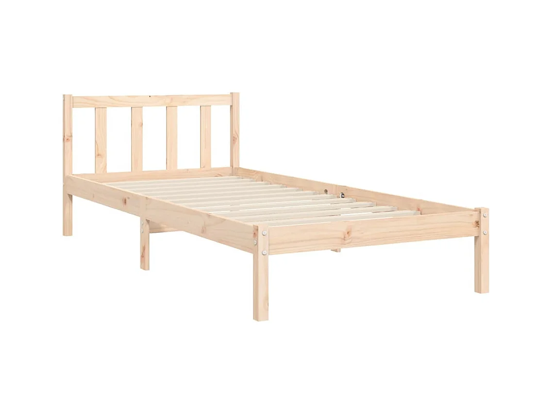 Bedframe zonder matras 100x200 cm massief grenenhout
