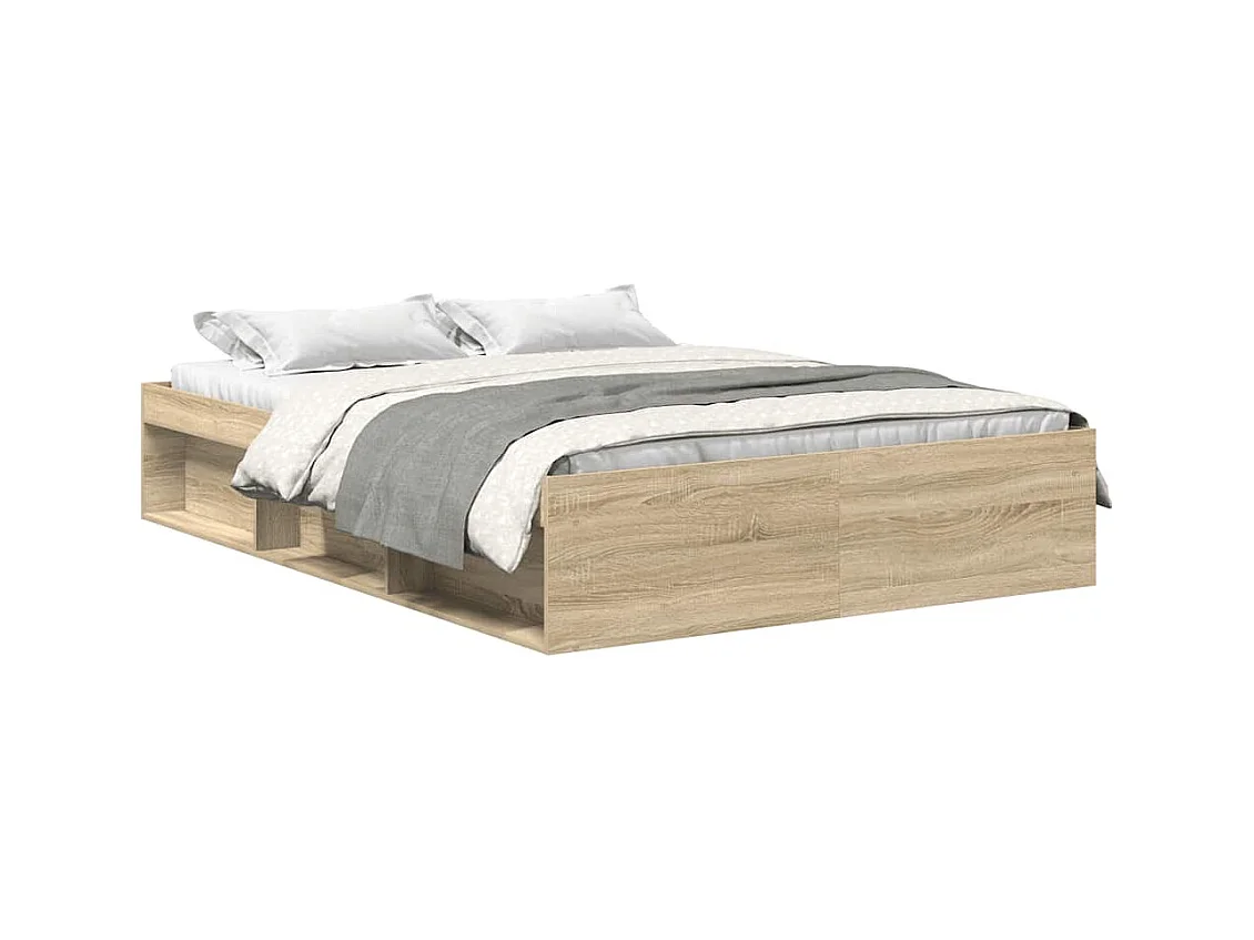 Bettgestell ohne Matratze Sonoma Eiche 120x200 cm