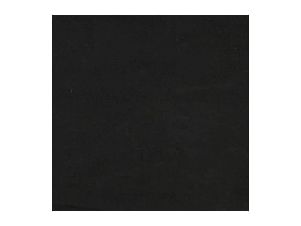 Estructura de cama sin colchón terciopelo negro 100x200 cm