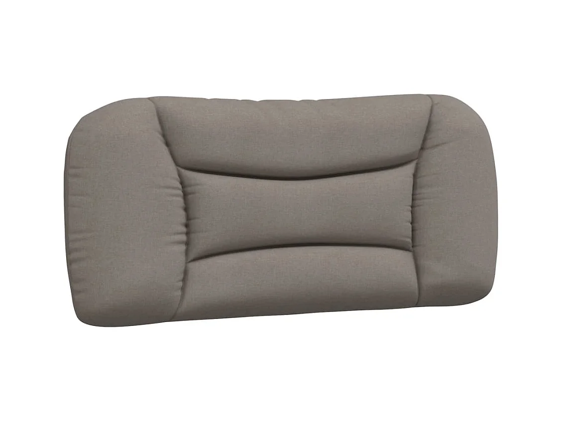 Letto con materasso color tortora 90x200 cm tessuto