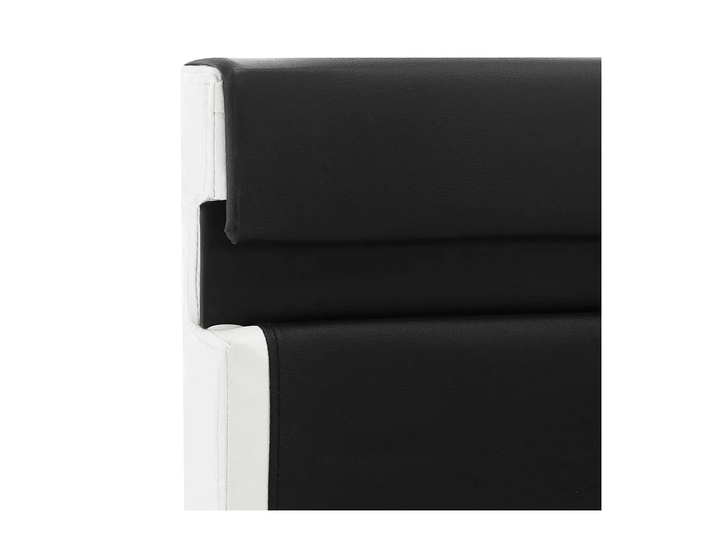 Bedframe met LED zonder matras zwart 120x200 cm