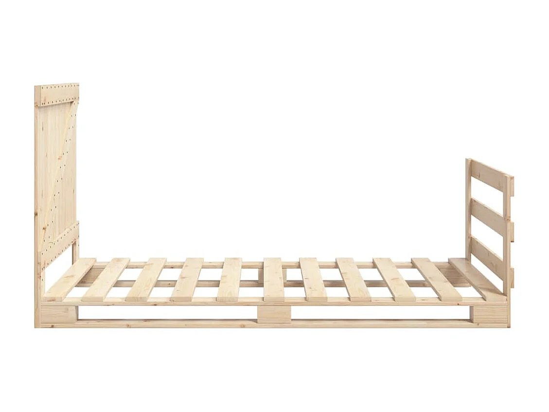 Bettgestell ohne Matratze mit Kopfteil 100x200 cm