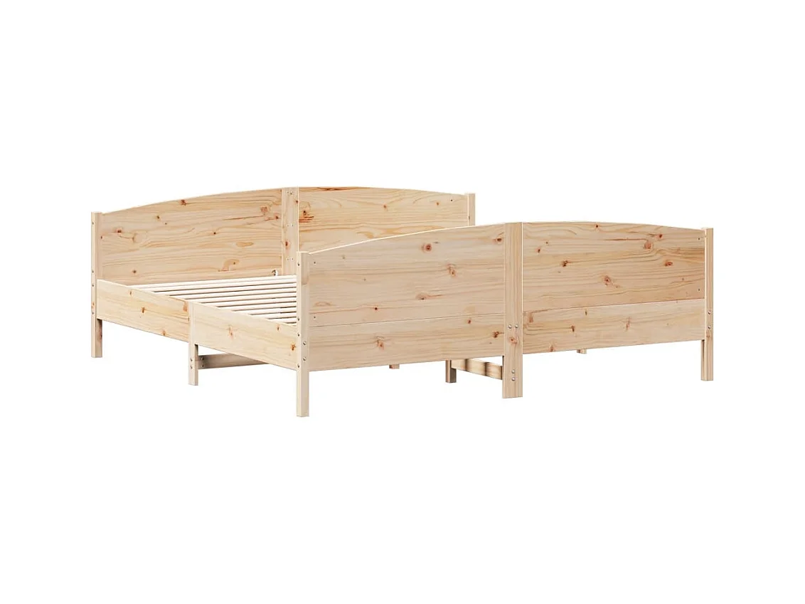 Bedframe zonder matras 180x200 cm massief grenenhout