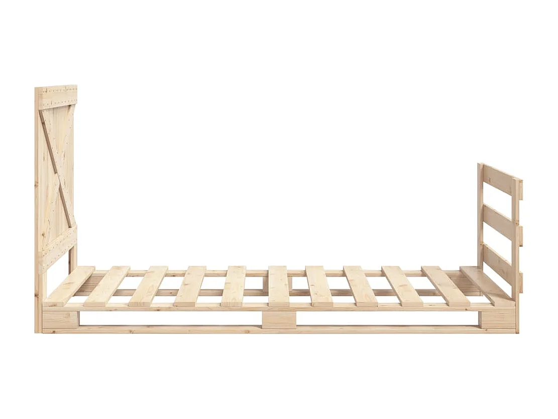 Bettgestell ohne Matratze mit Kopfteil 90x200 cm