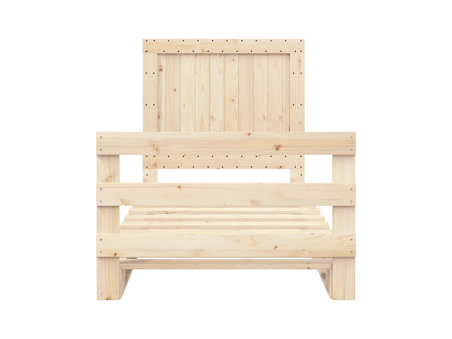 Bedframe zonder matras met hoofdbord 100x200 cm