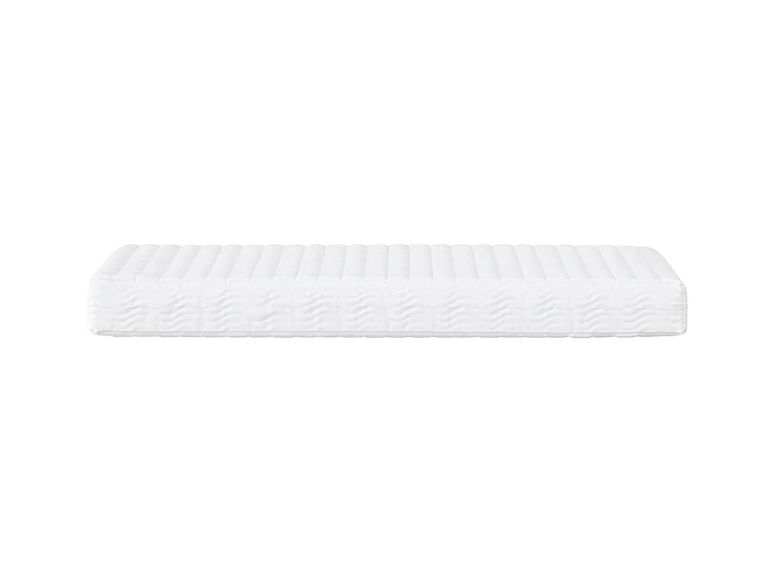 Lit de jour avec matelas crème 100x200 cm tissu