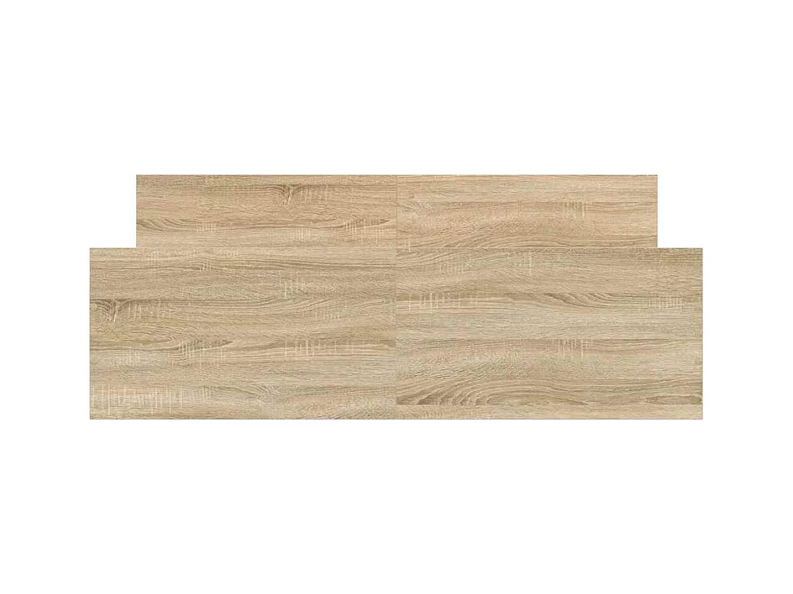 Bedframe zonder matras Sonoma eiken 140x200 cm