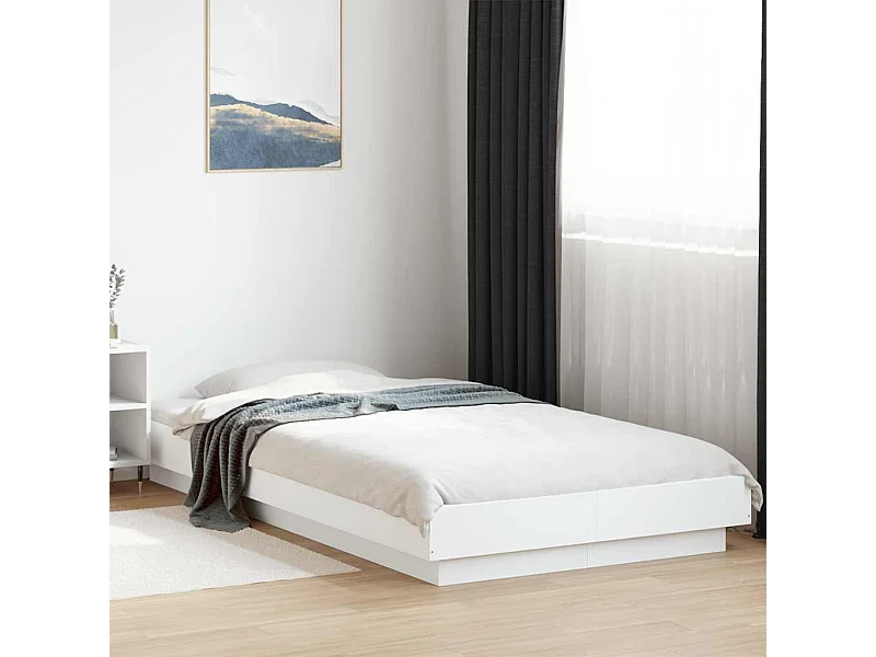 Bettgestell ohne Matratze weiß 100x200 cm