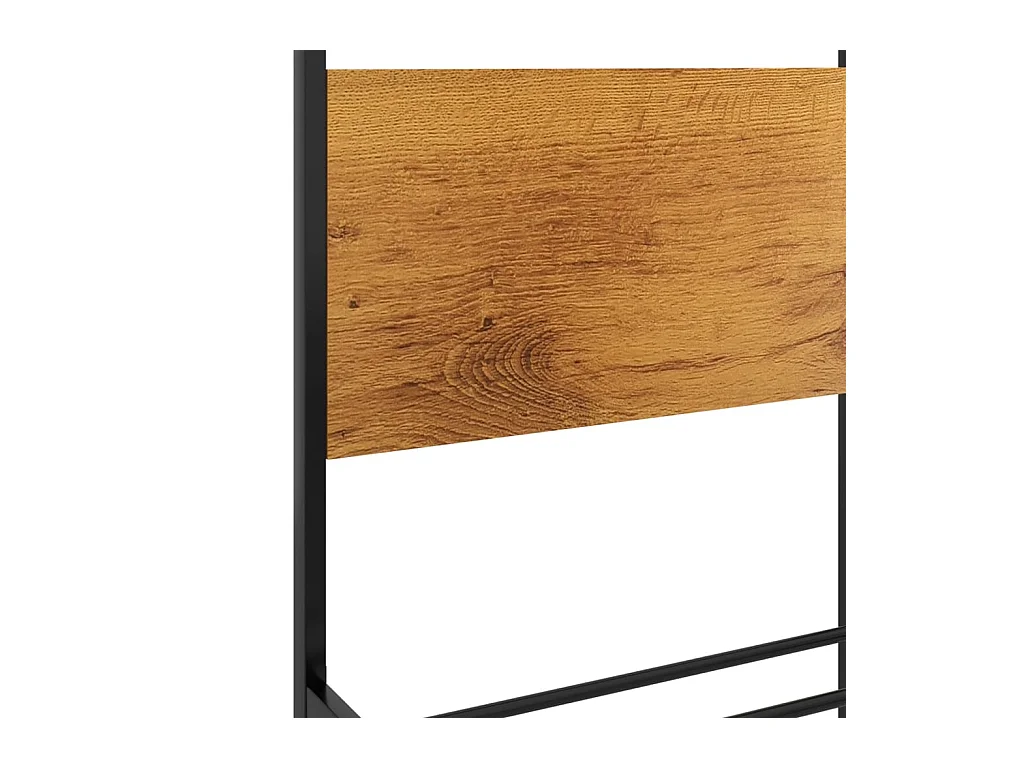 Cadre de lit sans matelas métal 140x200 cm