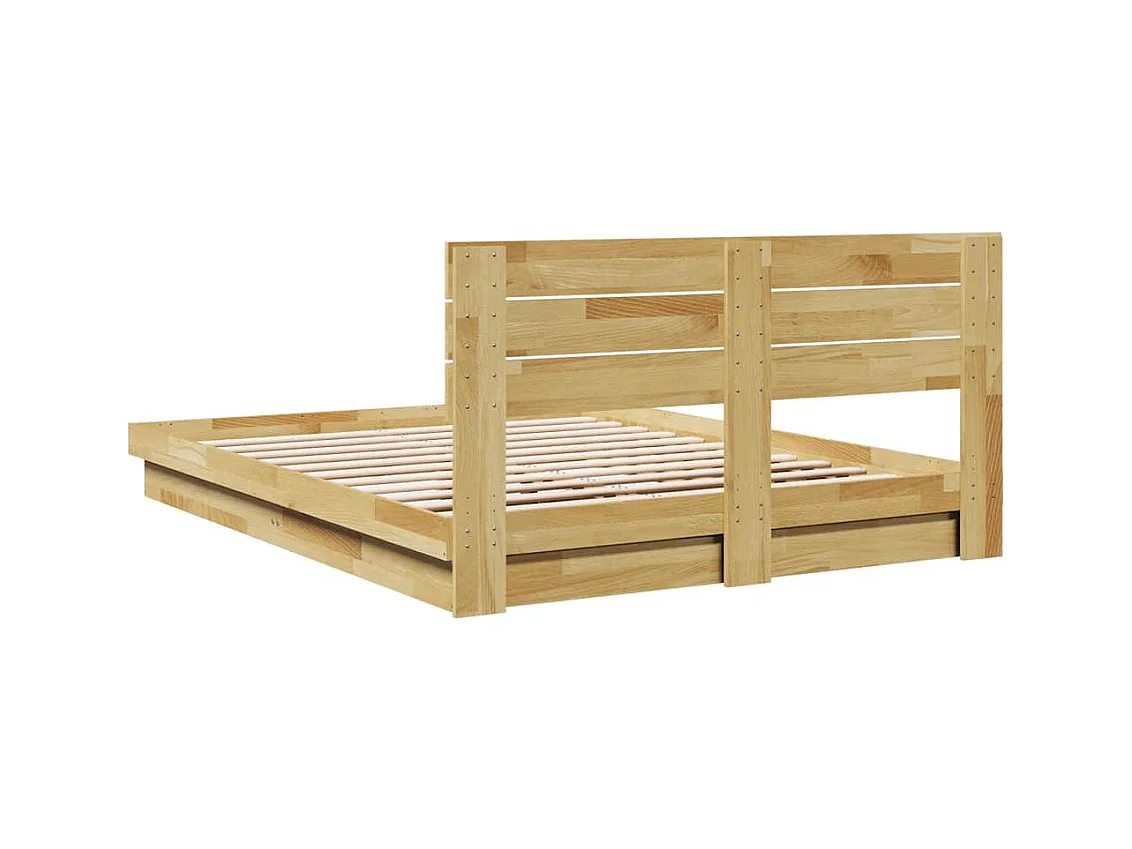Bedframe met hoofdbord zonder matras 150 x 200 cm