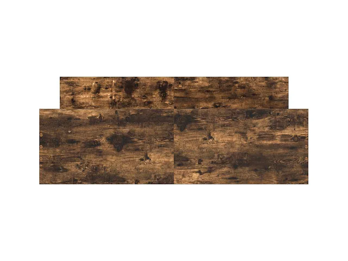 Bedframe zonder matras gerookt eiken 150x200 cm