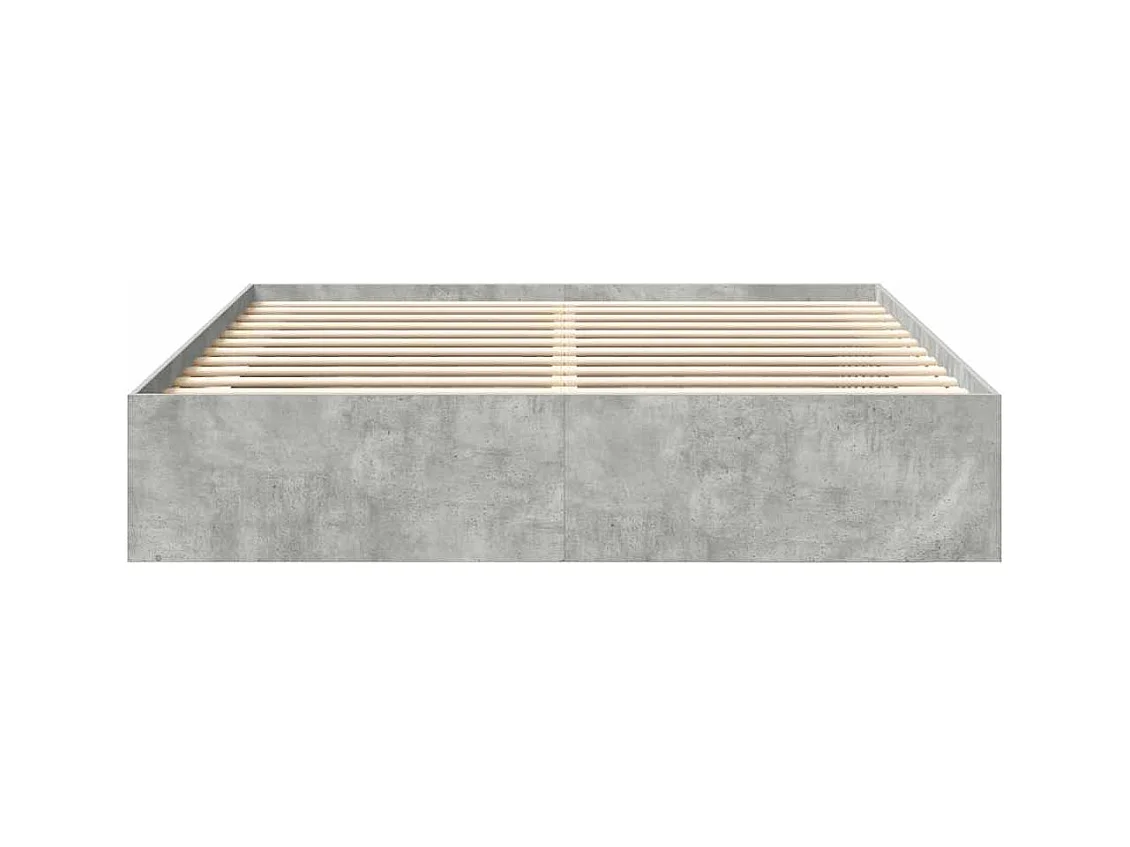 Bedframe zonder matras grijs beton 180x200 cm