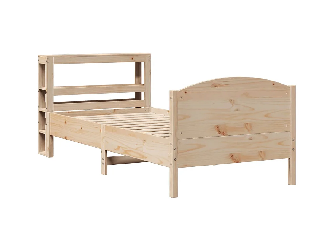 Bedframe zonder matras 75x190 cm massief grenenhout