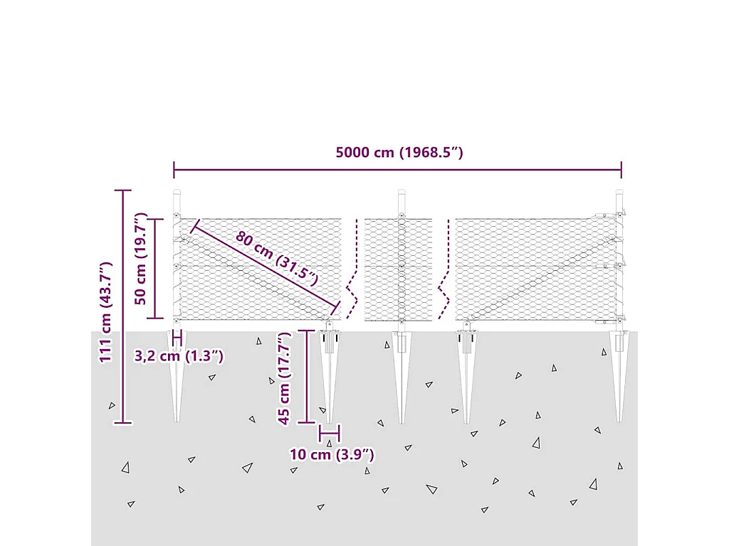 Sommier à lattes de lit avec matelas Taupe 90x190 cm Tissu