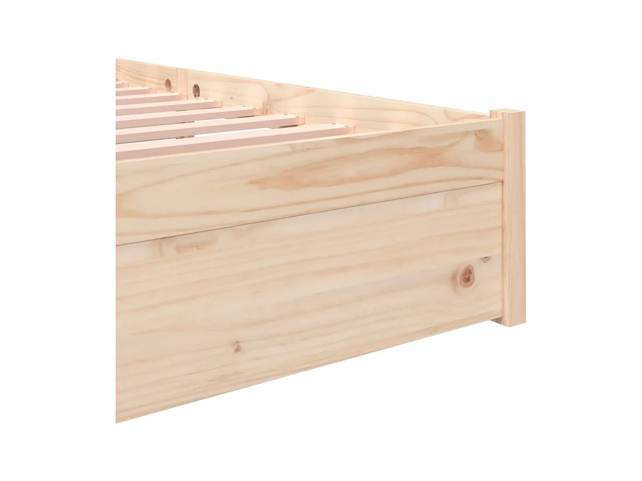 Massivholzbettgestell ohne Matratze 160x200 cm