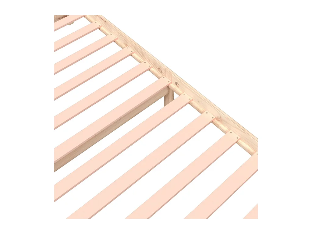 Massivholzbettgestell ohne Matratze 160x200 cm