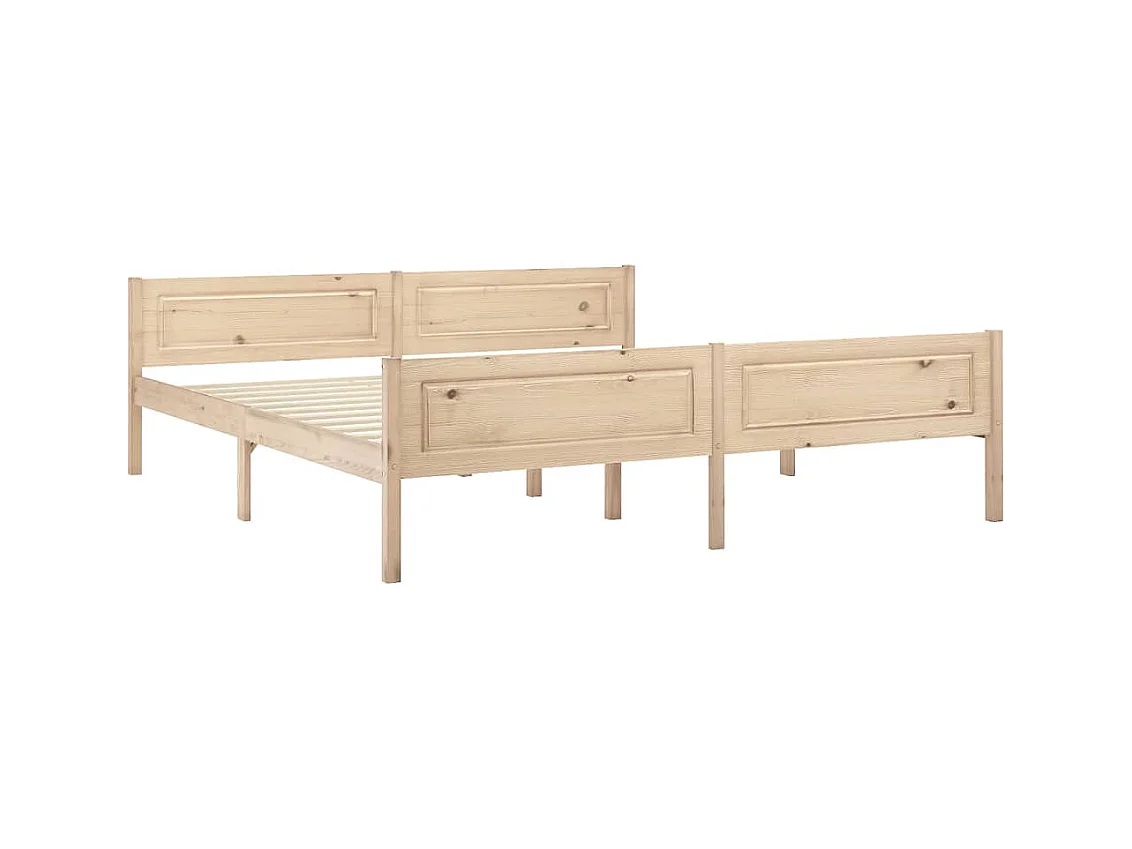 Bedframe zonder matras massief grenenhout 180x200 cm