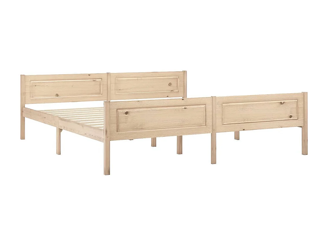 Bedframe zonder matras massief grenenhout 180x200 cm