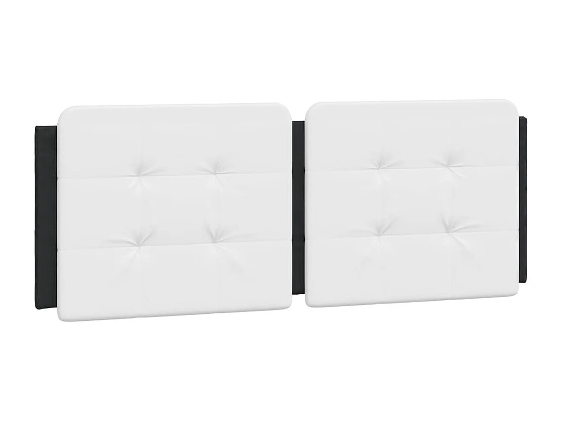 Bedframe met LED zonder matras zwart-wit 120x200 cm