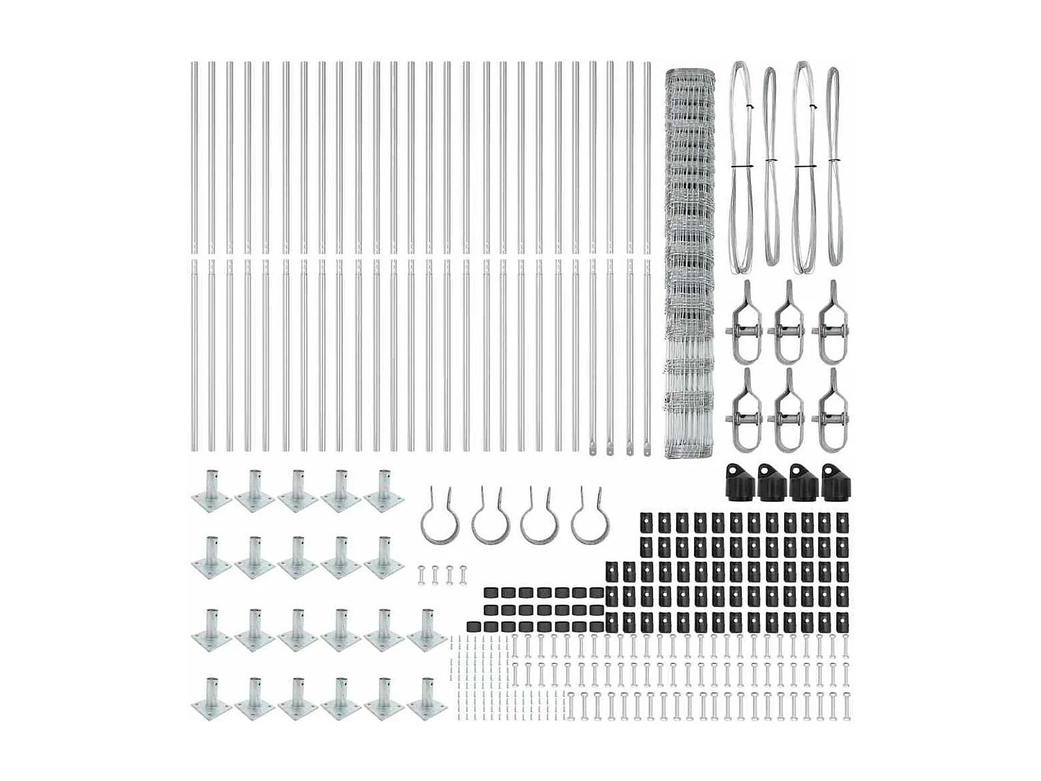 Cadre de lit sans matelas blanc bois massif 140x190 cm