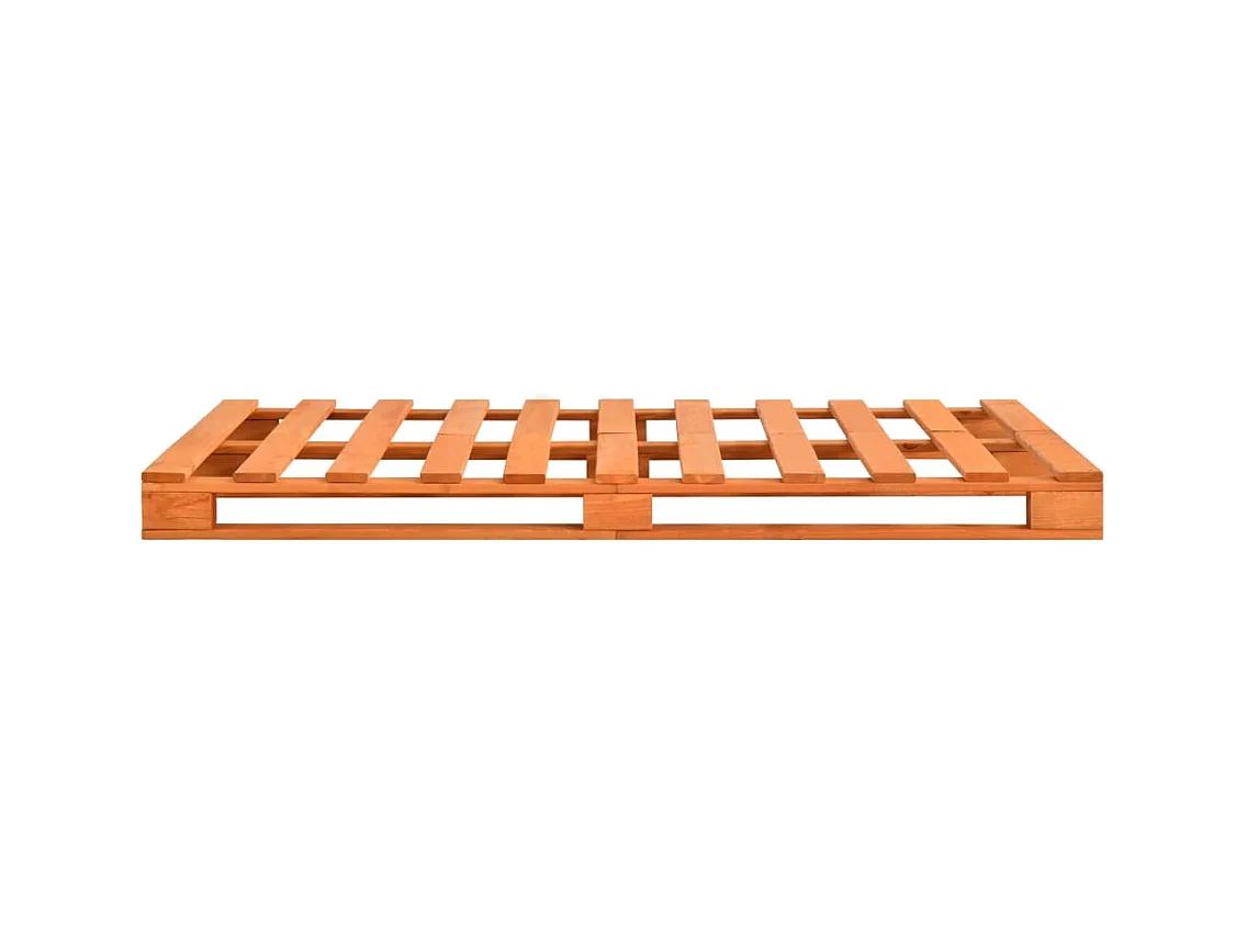 Cadre de lit de palette sans matelas 180x200cm bois massif