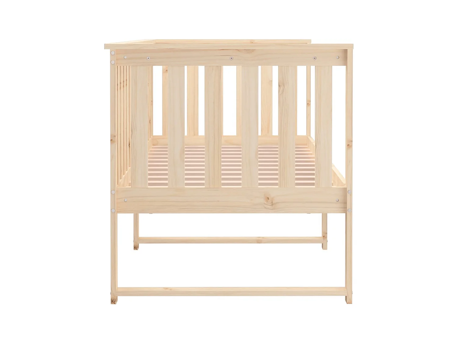 Lit de jour sans matelas 75x190 cm bois de pin massif