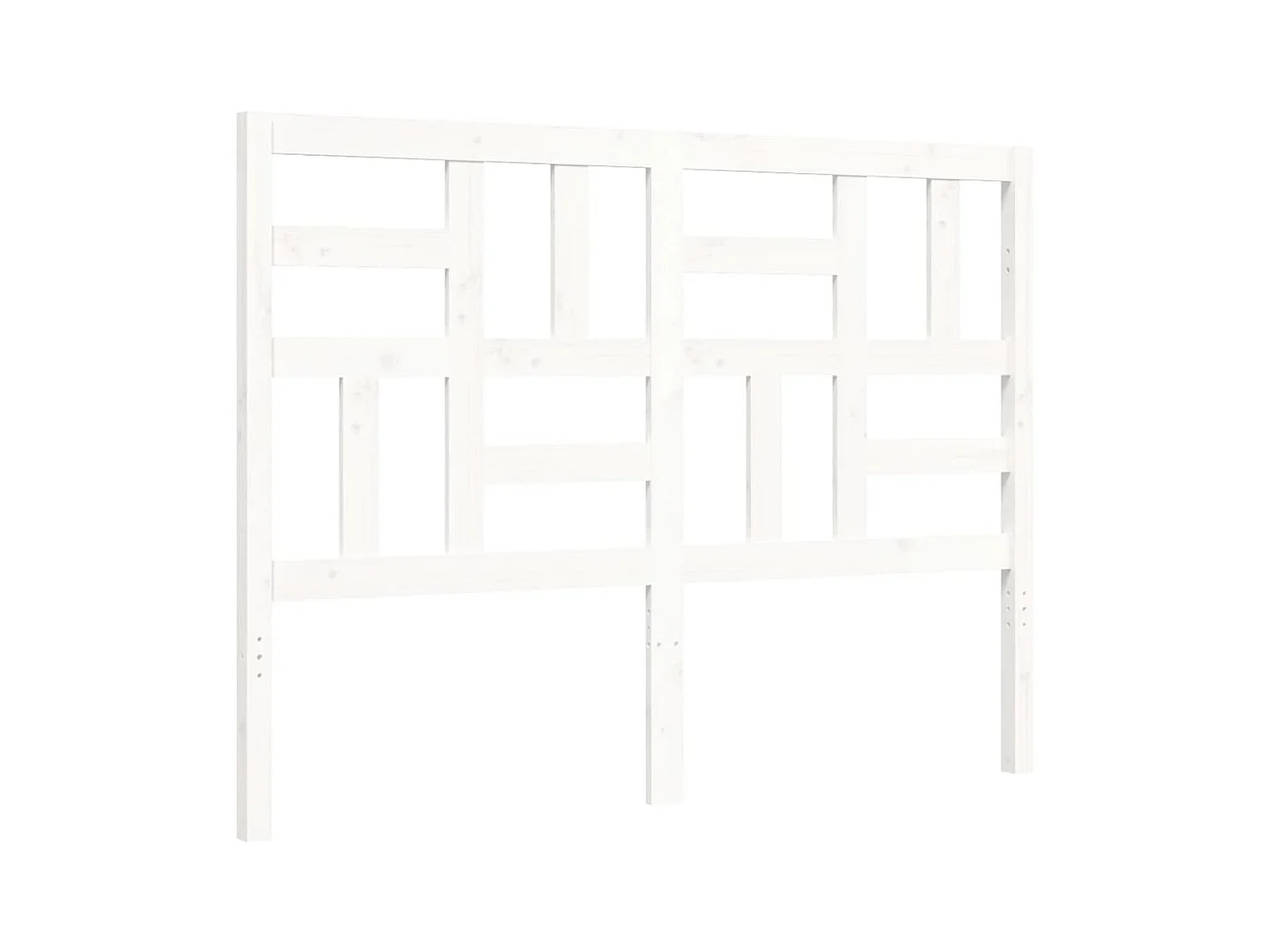 Bedframe zonder matras wit 140x200 cm massief grenenhout