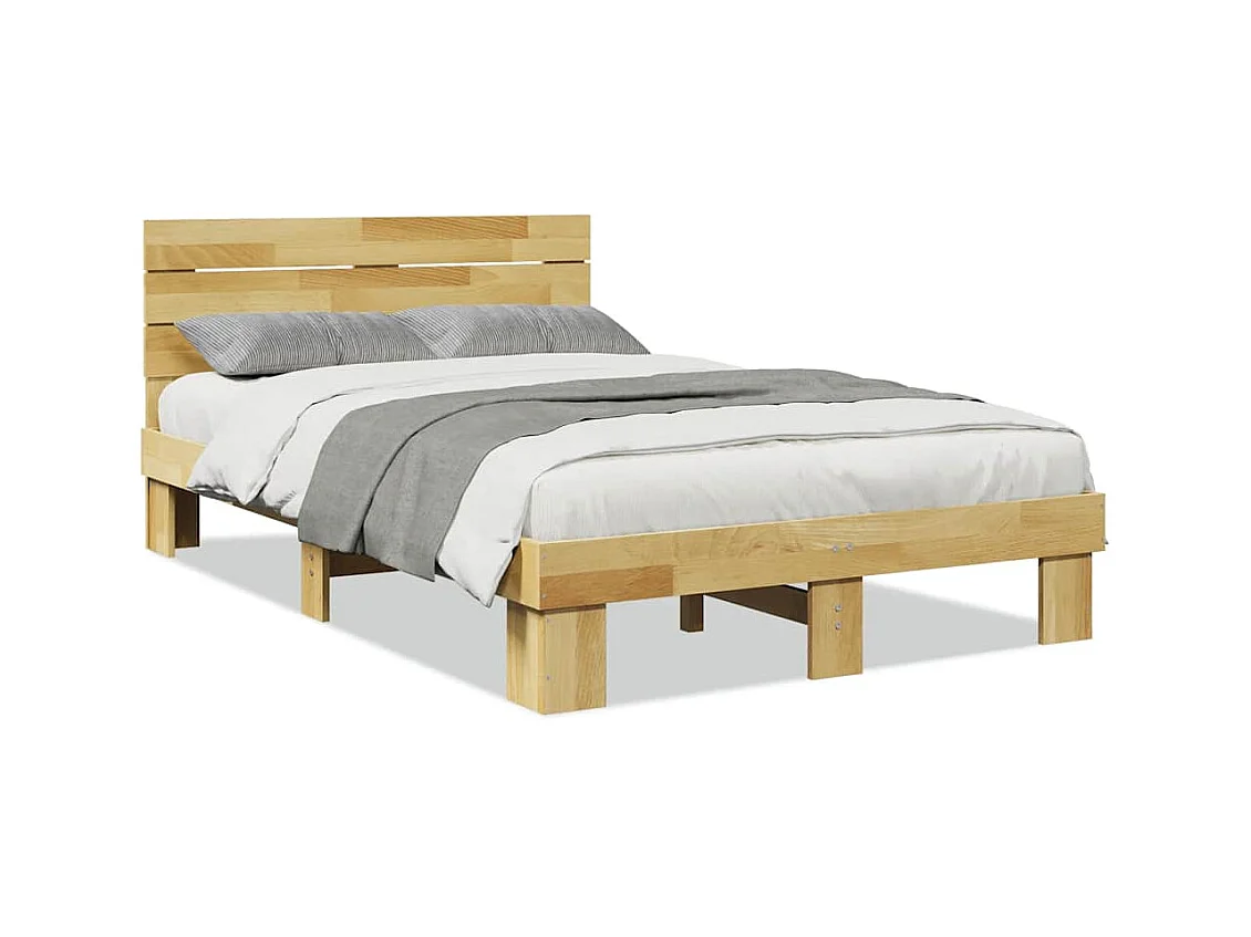 Cadre de lit avec tête de lit sans matelas 120x200 cm